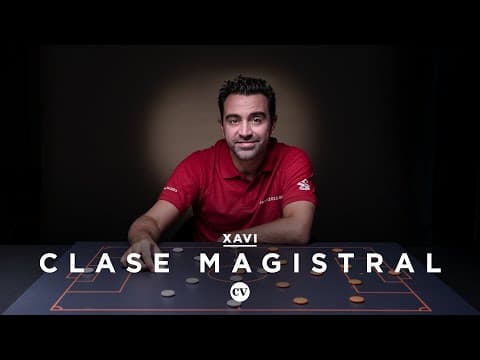Clase Magistral: Xavi Hernández, táctica, filosofía de juego, Qatar, Al Sadd