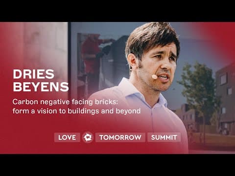 Dries Beyens: Carbon negative facing bricks - from a vision to buildings and beyond (hosted by VITO)