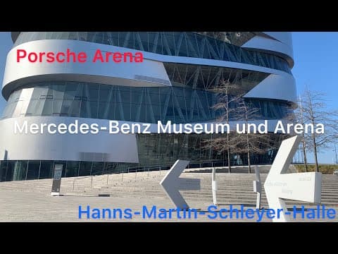 Walking in Germany | Benzviertel | Mercedes Museum | Mercedes-Benz Arena | Stuttgart-Untertürkheim