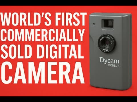Dycam Model 1 / Logitech Fotoman (1990) - The First Digital Camera Ever Sold