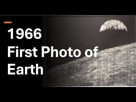 EARTHRISE: The First Photo of Earth From Deep Space (NASA's 1966 Masterpiece)