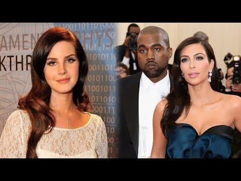 Lana Del Rey Serenading Kim Kardashian & Kanye West at Their Wedding Celebration