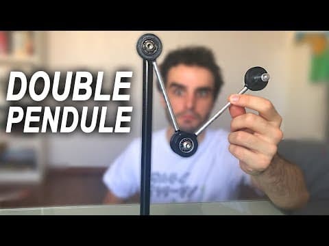 CET OBJET EST CHAOTIQUE ! (double pendule)