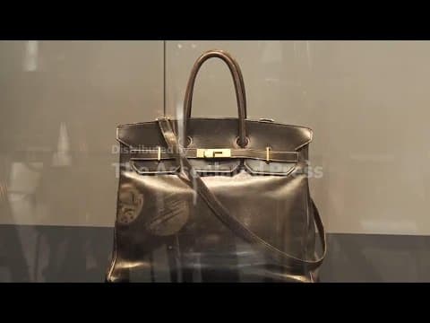 'Icon of our time': Jane Birkin’s original Hermès bag sells at auction for 8.6 million euros
