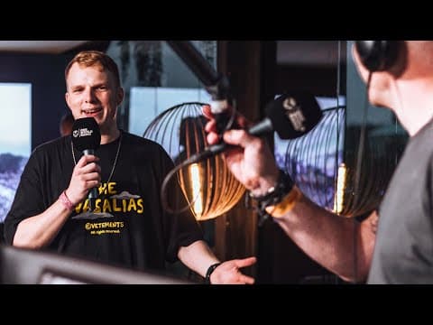 Kevin de Vries at the One World Radio studio I Tomorrowland Belgium 2023