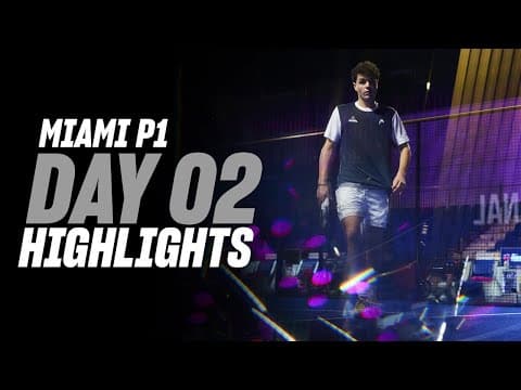 Miami Premier Padel P1 Day 2 – Round of 32 –Men's Highlight