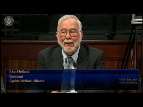 John Holland - President, Equine Welfare Alliance