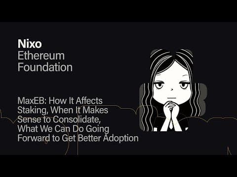 MaxEB: How It Affects Staking, When It Makes Sense to Consolide - Nixo