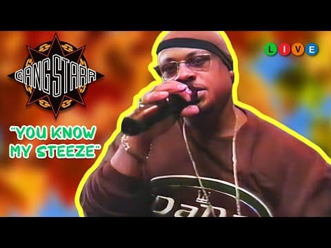 Gang Starr - You Know My Steez (LIVE) 1998