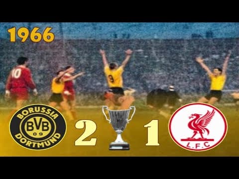 Cup Winners' Cup final 1966 vs Liverpool (Hampden Park)