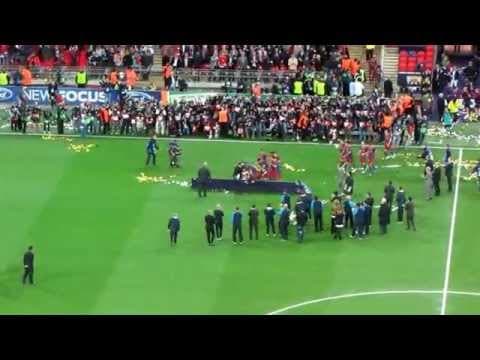 Champions League Final 2011 Manchester United v Barcelona @ Wembley Stadium.