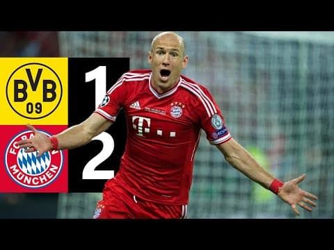 Champions League final 2013 vs Bayern (Wembley)