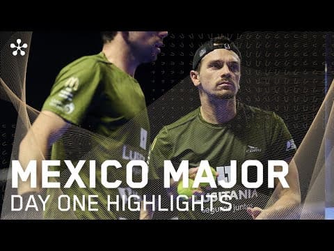GNP Mexico Premier Padel Major: Highlights day 1 (men)
