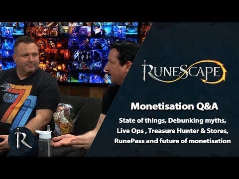 Jagex monetisation question and answer stream