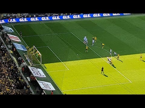 Haaland's last goal for Borussia Dortmund