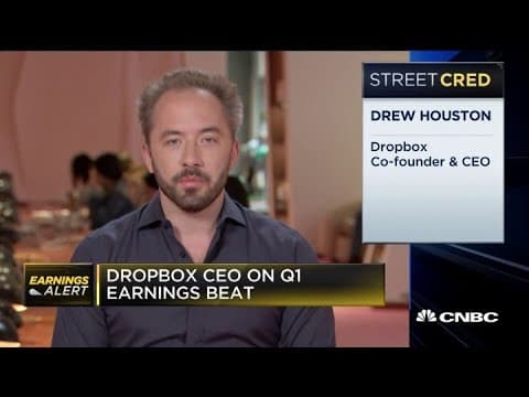 Dropbox CEO Drew Houston breaks down the company's earnings report