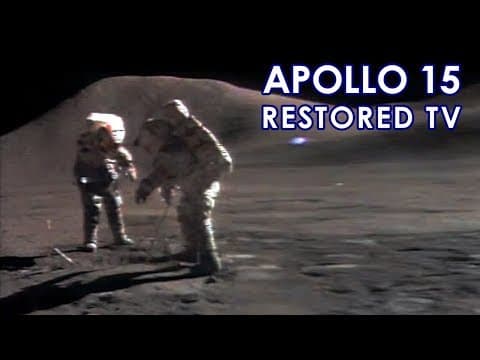 Apollo 15 TV - Astronauts on the Moon Surface - EVA (1971)