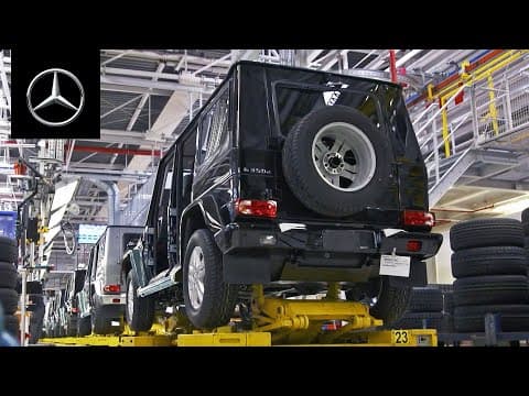 G-Class assembly line at Magna Steyr in Graz