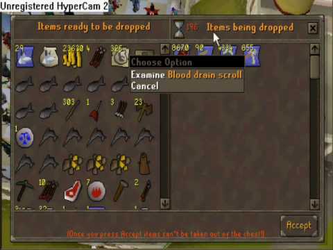 Falador drop party, January 2008