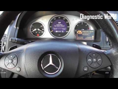 Mercedes ESP Run Flat Triangle Warning Lights Diagnose