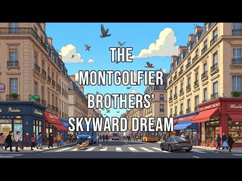 🎈 The First Hot Air Balloon Flight (1783) | Animated History for Kids