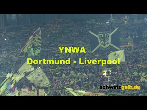 Dortmund and Liverpool fans share YNWA, Europa League quarter-final first leg