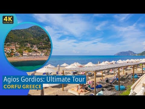 Agios Gordios Corfu Greece - Ultimate Tour | Walking Tour | Drone Views | Where to Stay in Corfu