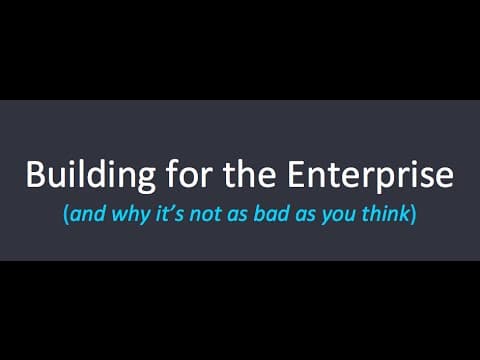 Lecture 12 - Building for the Enterprise (Aaron Levie)