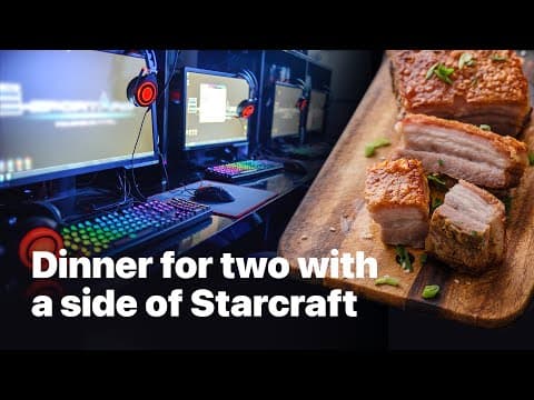 The modern PC bang: dinner for two with a side of StarCraft