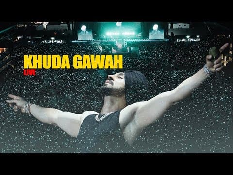 Diljit Dosanjh sings Khuda Gawah on the Dil-Luminati tour