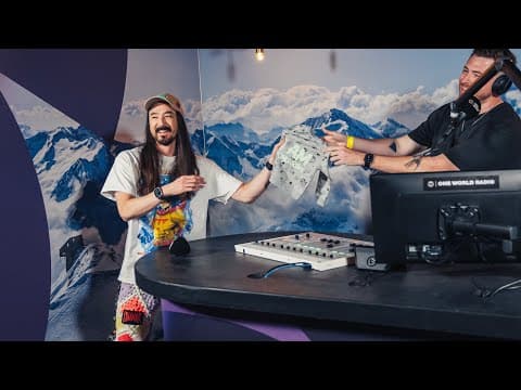 Steve Aoki interview at One World Radio | Tomorrowland Winter 2025