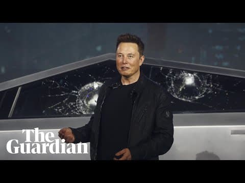 Cybertruck Reveal Glass-Break