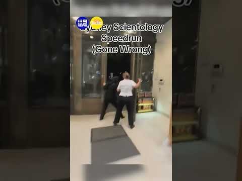 Teens caught 'speedrunning' Scientology church (TODAY Australia)