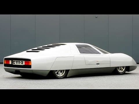 #MERCEDES-BENZ C111 3 DIESEL SUPER CONCEPT CAR 1977 #GERMANY