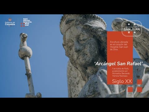 The Archangel Raphael Sculpture at San Juan de Dios
