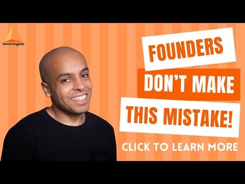 Founders, Avoid This Mistake When Pitching!