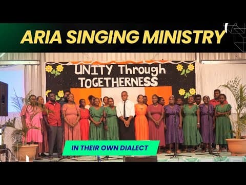 Aria Singing Ministry Live - A Song in Their Own Dialect