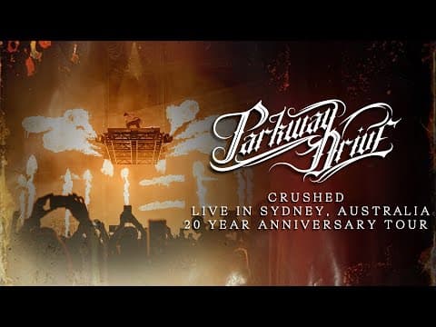 CRUSHED - LIVE IN SYDNEY AUSTRALIA - 20 YEAR ANNIVERSARY TOUR