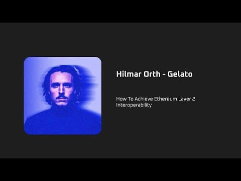 How To Achieve Ethereum Layer 2 Interoperability - Hilmar Orth
