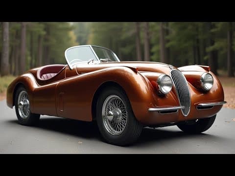 Jaguar XK120 (1948): The Car That Redefined Speed and Elegance.