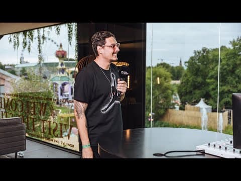 Öwnboss at the One World Radio studio I Tomorrowland Belgium 2023