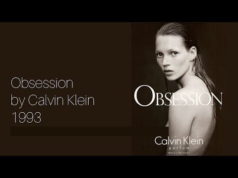 OBSESSION by Calvin Klein 1993 feat. Kate Moss - TV Commercial