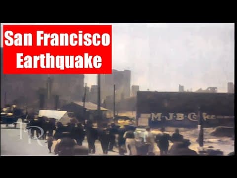 (1080p, 60fps Colorized) 1906 San Francisco Earthquake Aftermath