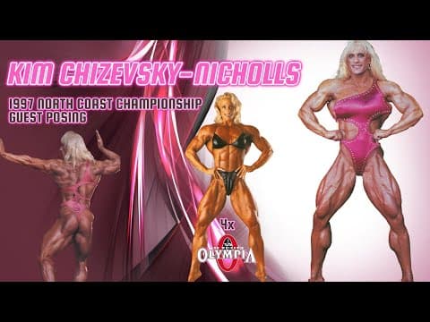 4x Miss Olympia Kim Chizevsky’s Unforgettable 1997 Guest Posing Performance: Restored Rare Footage