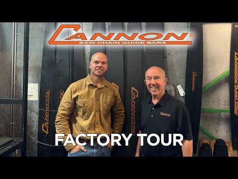 How Are Chainsaw Bars Made? Cannon Bar Full Factory Tour
