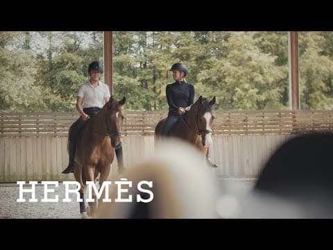 Bareback riding with Jessica von Bredow-Werndl and Karen Polle, Hermès partner riders