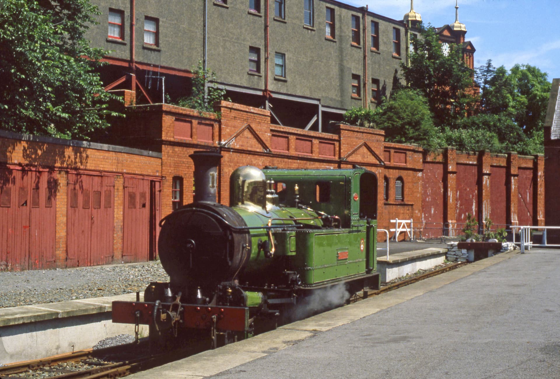05882 (858) 30-06-1982 of the Isle of Man Railways steam tank locomotive No 11 "Maitland" at Douglas, Isle...