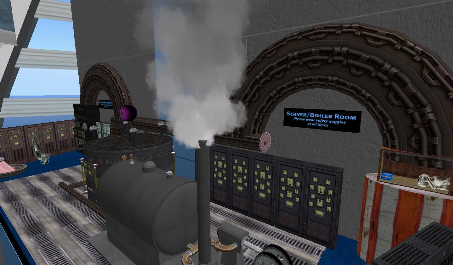 Server & Boiler Room at LindenWorld Lobby