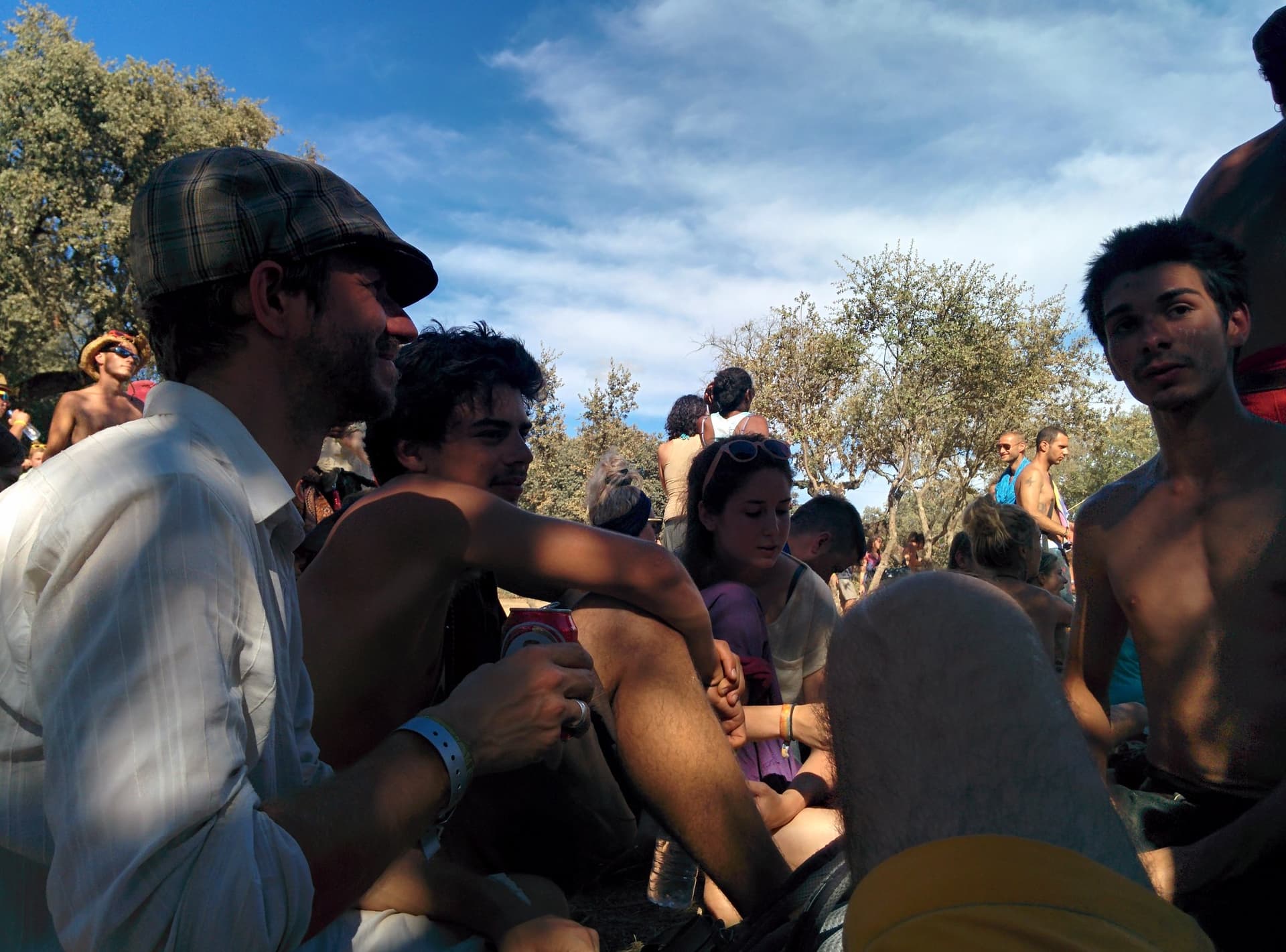 Sitting together in the crowd, Boom 2014