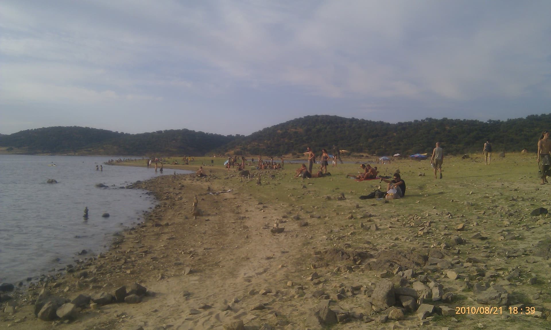 Shoreline curve of the reservoir, Boom 2010